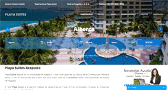 Desktop Screenshot of hotelplayasuites.com